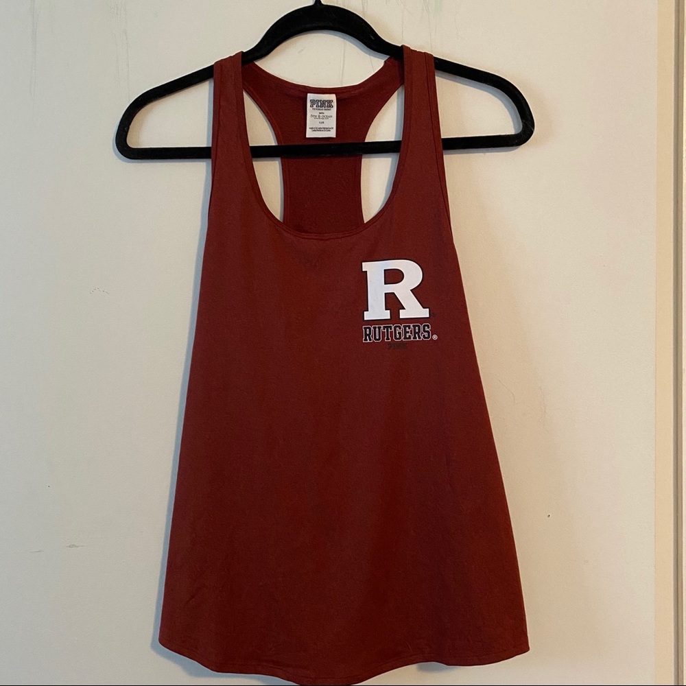 PINK Rutgers Tank